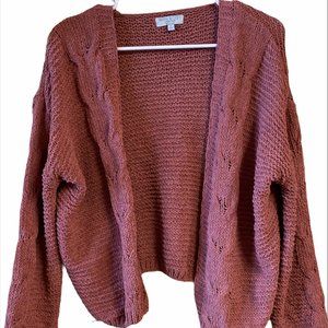 Pink Cable-Knit Sweater from Warm & Cozy Lifestyle